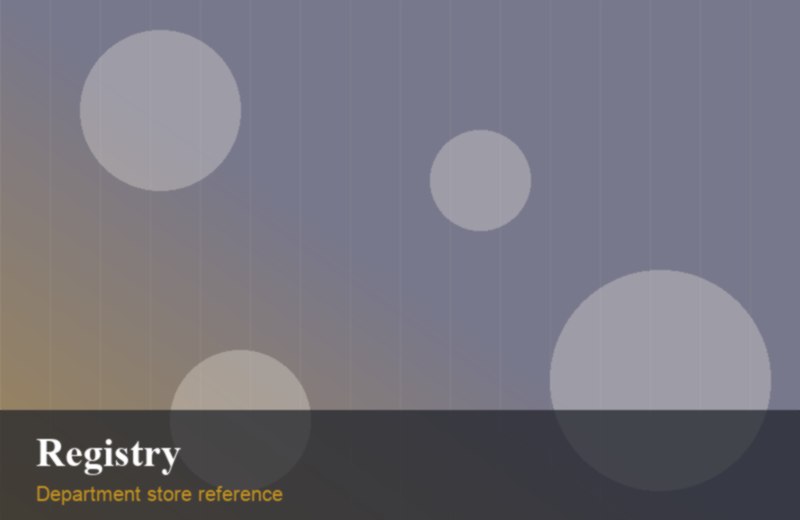 Editorial illustration representing the Macy's registry gift-planning experience in warm tones.