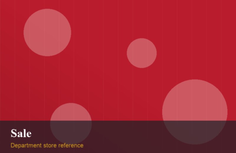 Editorial illustration representing a Macy's sale today promotion event in red and gold tones.